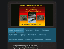 Tablet Screenshot of huskyfreighters.com